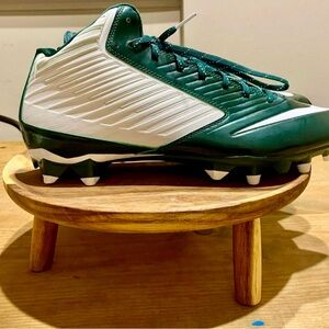 Nike Emerald and White Sports Cleats